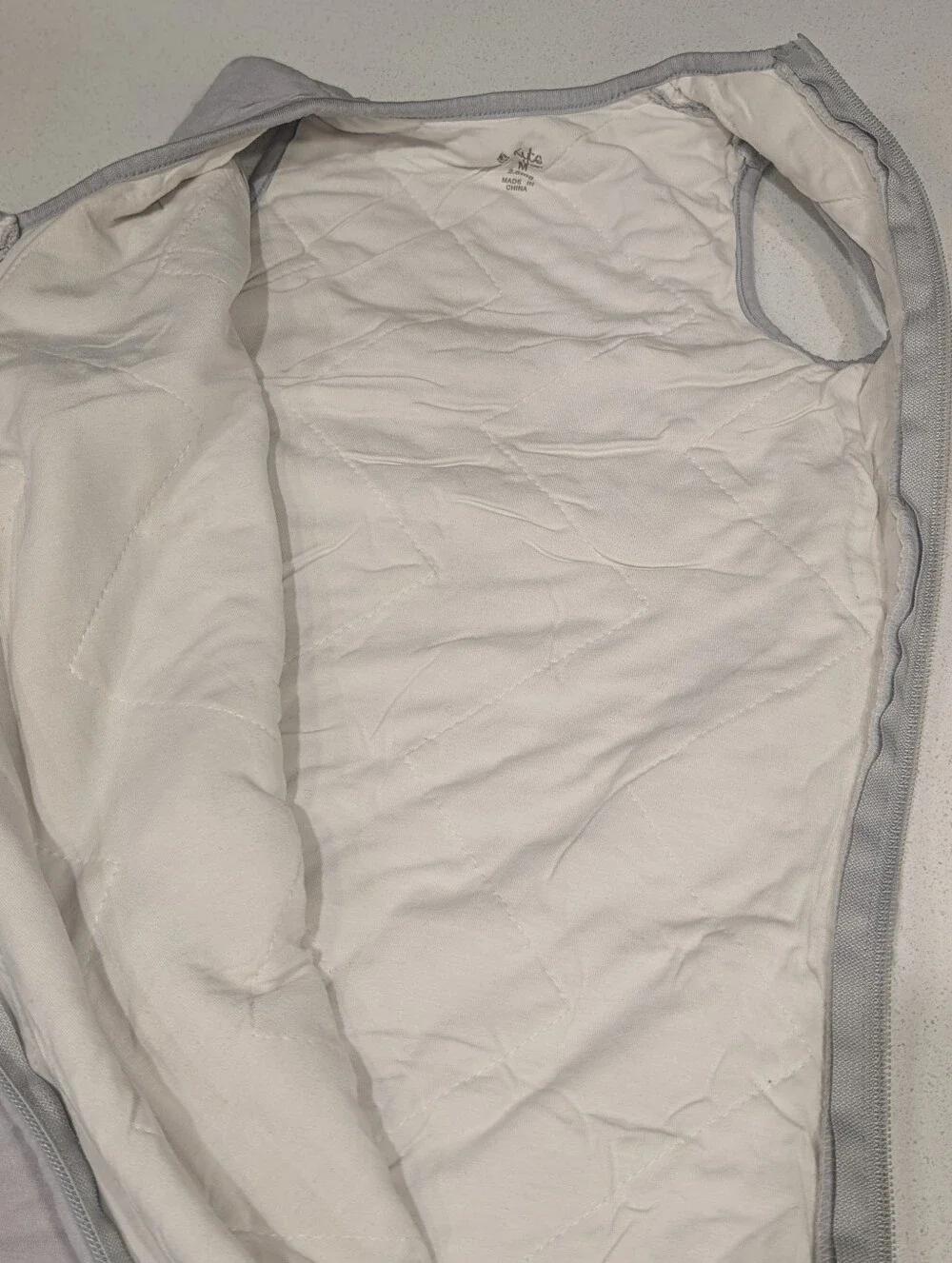 Kyte Size M (6-18M) 2.5 TOG Light Gray Sleep Sack